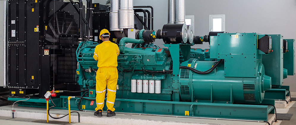 Industrial generator in the Philippines